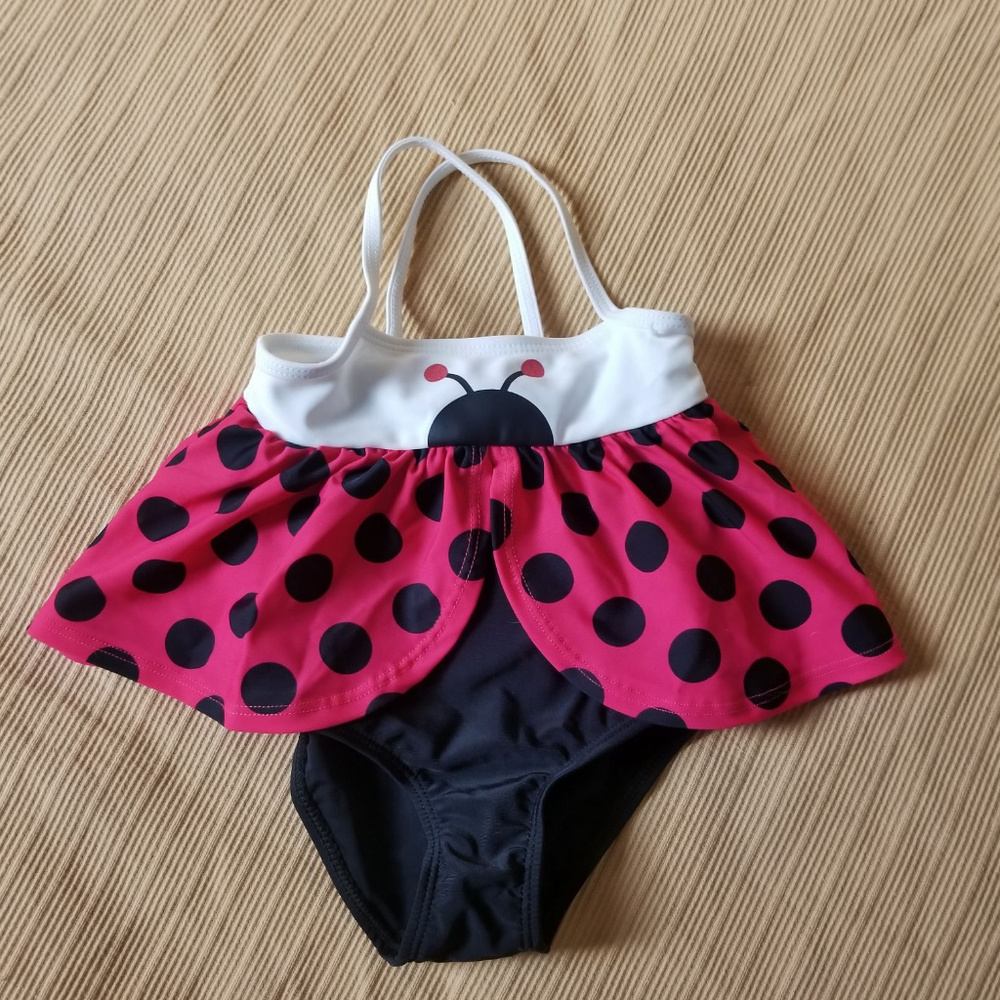 Cute adorable Lady Bug Swimsuit size 6-9 months